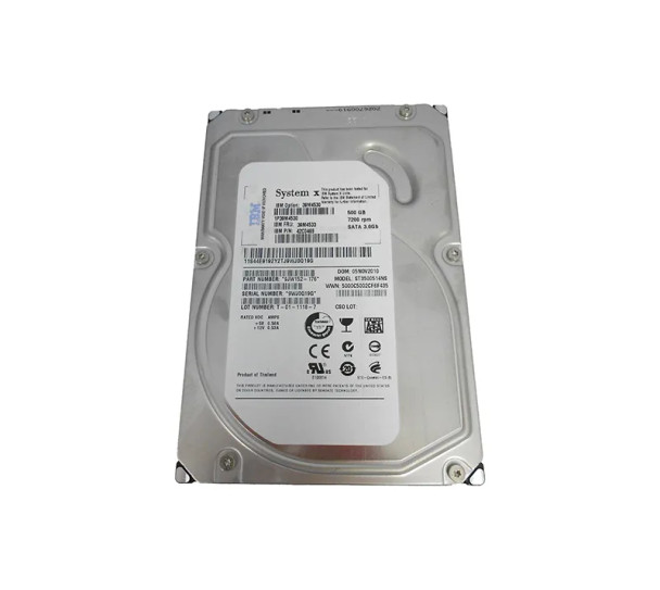 39M4533 - IBM 500GB 7200RPM SATA 3Gb/s 3.5-inch Hard Drive with Tray