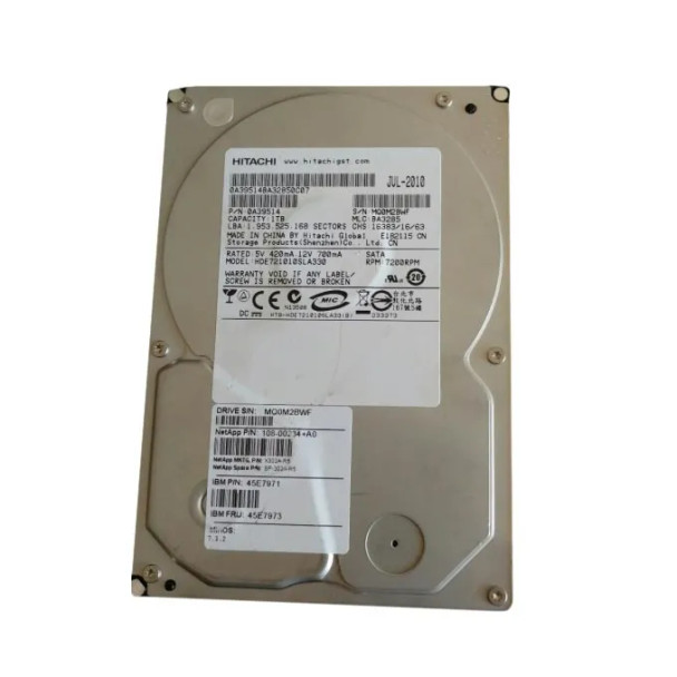 SP-302A-R5 - NetApp 1TB 7200RPM SATA 6Gb/s Hot-Swappable 64MB Cache 3.5-inch Hard Drive with Tray