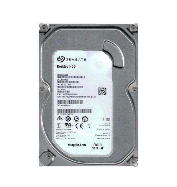1SB102-020 - Seagate Barracuda 1TB 7200RPM SATA 6Gb/s 64MB Cache 3.5-inch Hard Drive