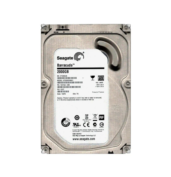 1CH164-305 - Seagate Barracuda 2TB 7200RPM SATA 6Gb/s 64MB Cache 3.5-inch Hard Drive