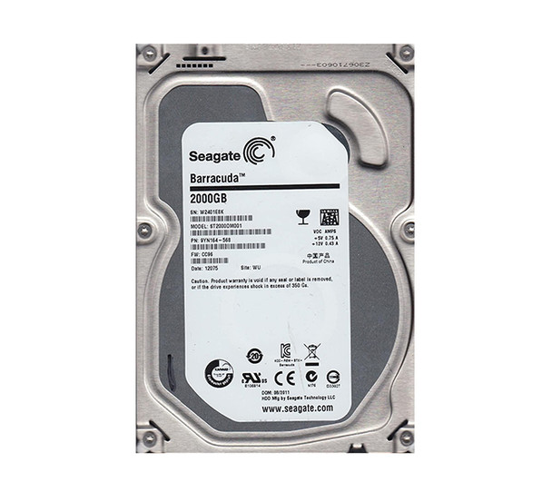 9YN164-568 - Seagate Barracuda 2TB 7200RPM SATA 6Gb/s 64MB Cache 3.5-inch Hard Drive