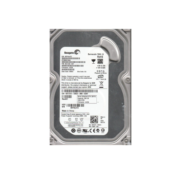 9EU132-037 - Seagate Barracuda 7200.10 250GB 7200RPM 8MB Cache SATA 3Gb/s 3.5-inch Hard Drive