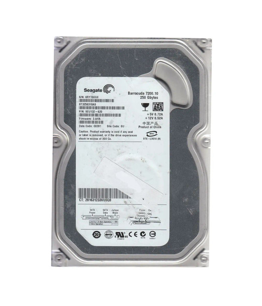 9EU132-620 - Seagate Barracuda 7200.10 250GB 7200RPM SATA 3Gb/s 8MB Cache 3.5-inch Hard Drive