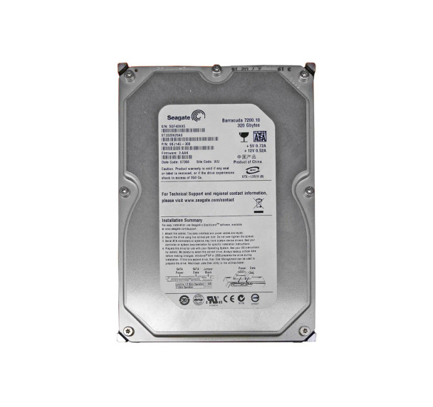 ST3320620AS - Seagate Barracuda 7200.10 320GB 7200RPM 16MB Cache SATA 3Gb/s 3.5-inch Hard Drive