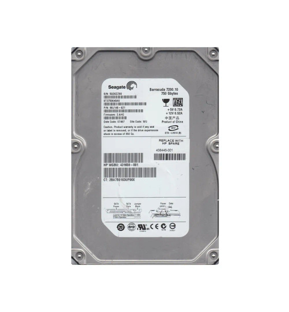 9BJ148-621 - Seagate Barracuda 7200.10 750GB 7200RPM SATA 3Gb/s 16MB Cache 3.5-inch Hard Drive