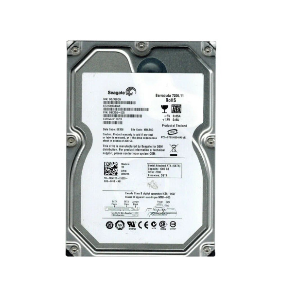 9BX158-035 - Seagate Barracuda 7200.11 1TB 7200RPM SATA 3Gb/s 32MB Cache 3.5-inch Hard Drive