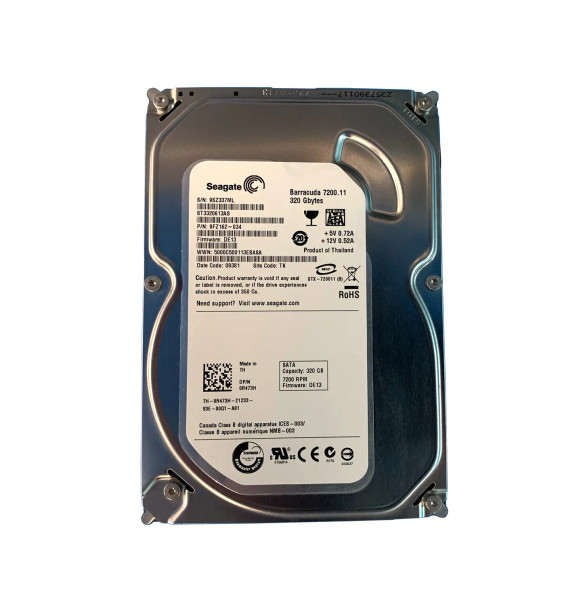 9FZ162-034 - Seagate Barracuda 7200.11 320GB 7200RPM SATA 3Gb/s 16MB Cache 3.5-inch Internal Hard Drive
