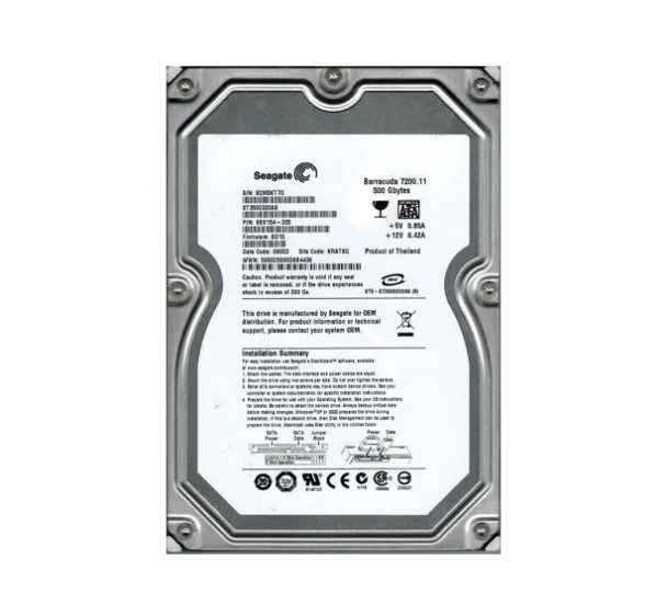 9BX154-335 - Seagate Barracuda 7200.11 500GB 7200RPM SATA 3Gb/s 32MB Cache 3.5-inch Hard Drive
