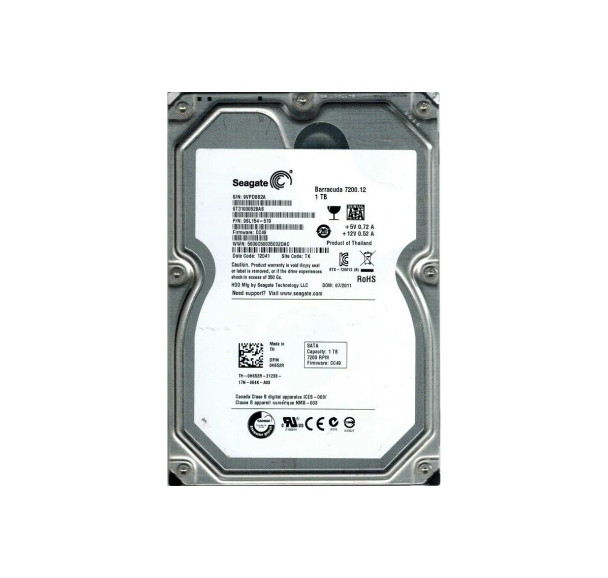 9SL154-519 - Seagate Barracuda 7200.12 1TB 7200RPM SATA 3Gb/s 32MB Cache 3.5-inch Hard Drive