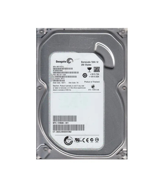 9SL131-020 - Seagate Barracuda 7200.12 250GB 7200RPM SATA 3Gb/s 8MB Cache 3.5-inch Hard Drive