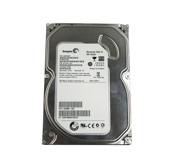 9YP142-021 - Seagate Barracuda 7200.12 500GB 7200RPM 16MB Cache SATA 6Gb/s 3.5-inch Hard Drive