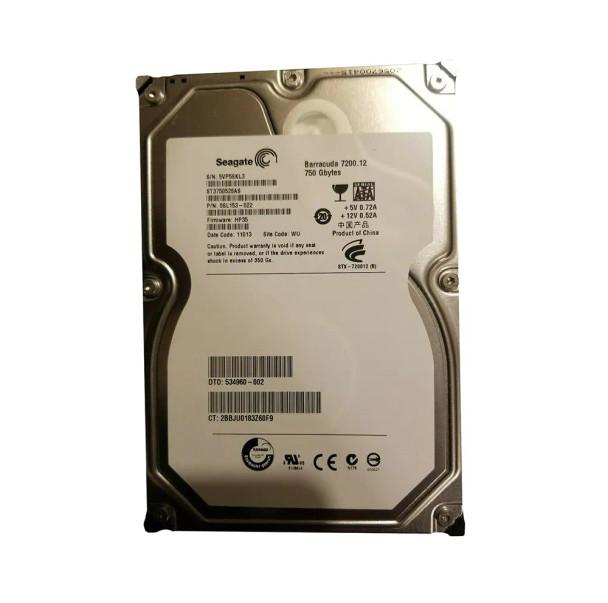 9SL153-022 - Seagate BarraCuda 7200.12 750GB 7200RPM SATA 3Gb/s 32MB Cache 3.5-inch Hard Drive