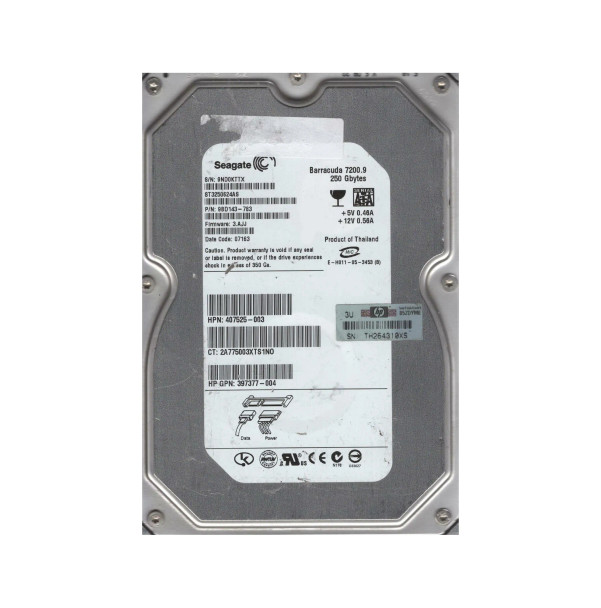 9BD143-783 - Seagate Barracuda 7200.9 250GB 7200RPM SATA 3Gb/s 16MB Cache 3.5-inch Hard Drive