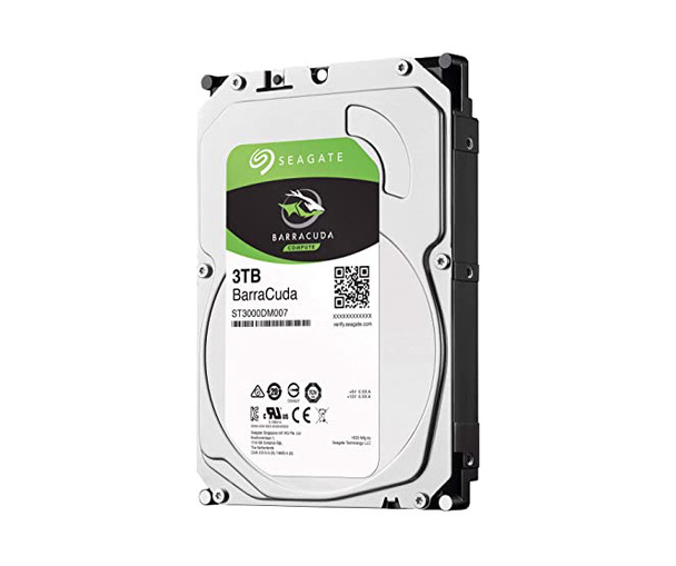 ST3000DM007 - Seagate BarraCuda Compute 3TB 5400RPM SATA 6Gb/s 256MB Cache 3.5-inch Hard Drive