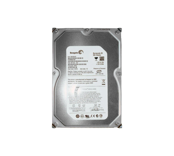 ST3500631NS - Seagate Barracuda ES 500GB 7200RPM SATA 3Gb/s 16MB Cache 3.5-inch Hard Drive