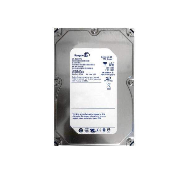 ST3750640NA - Seagate Barracuda ES 750GB 7200RPM 16MB Cache ATA/100 3.5-inch Hard Drive