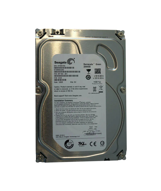 9VT166-301 - Seagate BarraCuda Green 2TB SATA 6Gb/s 5900RPM 64MB Cache 3.5-inch Hard Drive