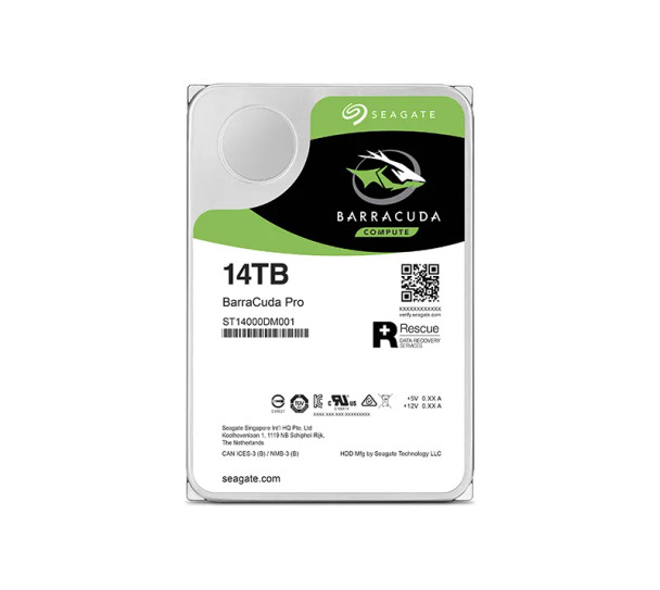 ST14000DM001 - Seagate BarraCuda Pro 14TB 7200RPM SATA 6Gb/s 256MB 3.5-inch Hard Drive