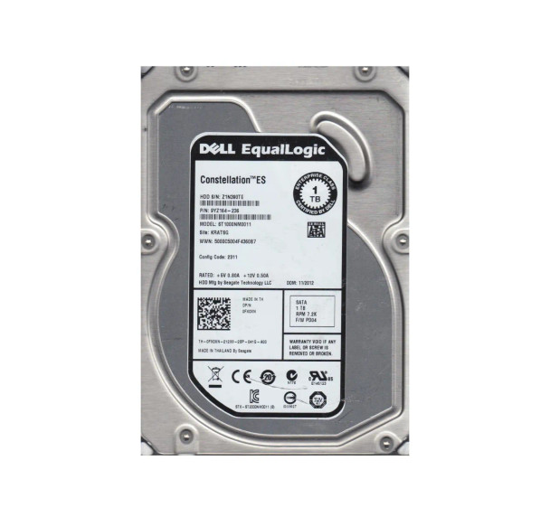 9YZ164-236 - Seagate Constellation ES 1TB 7200RPM SATA 6Gb/s 64MB Cache 3.5-inch Internal Hard Drive