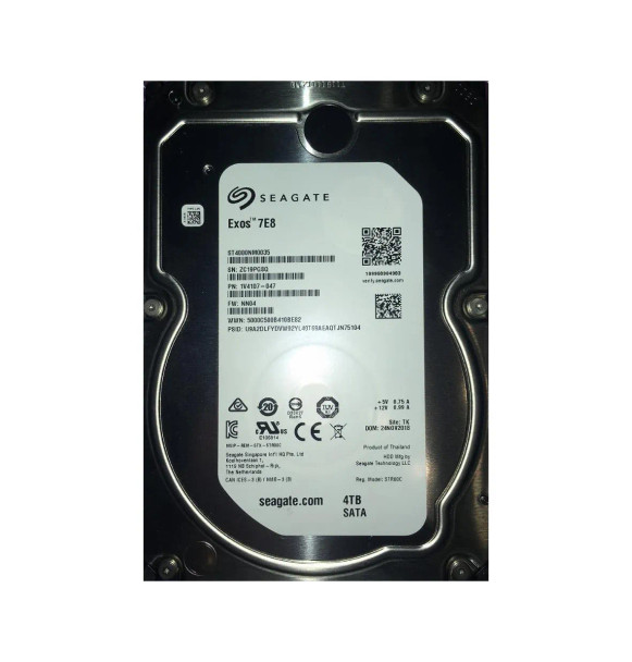 1V4107-047 - Seagate Enterprise 4TB 7200RPM SATA 6Gb/s 128MB Cache (512n) 3.5-inch Hard Drive