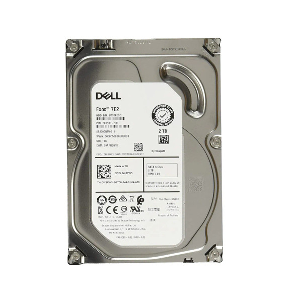2F3130-136 - Seagate Exos 7E2 2TB 7200RPM SATA 6Gb/s 128MB Cache (512)3.5-inch Hard Drive
