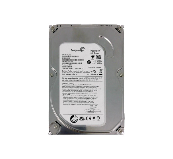 ST3320310CS - Seagate Pipeline HD 320GB 5900RPM 8MB Cache SATA 3Gb/s 3.5-inch Hard Drive