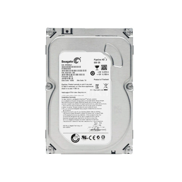 9GW132-305 - Seagate Pipeline HD.2 500GB 5900RPM 8MB Cache SATA 3Gb/s 3.5-inch Hard Drive