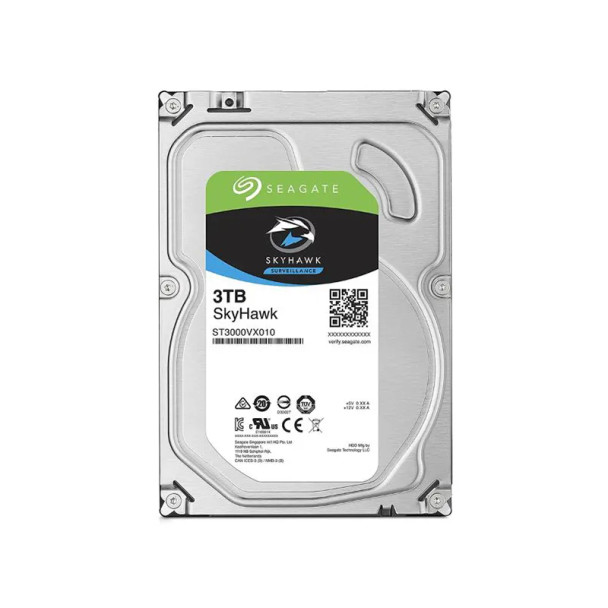 ST3000VX010 - Seagate Skyhawk Surveillance 3TB 7200RPM SATA 6Gb/s 64MB Cache 3.5-inch Hard Drive