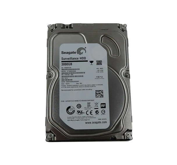 1HH166-500 - Seagate Surveillance HDD 3TB SATA 6Gb/s 5900RPM 64MB Cache 3.5-inch Hard Drive