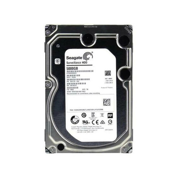 1SH17X-500 - Seagate Surveillance HDD 5TB 7200RPM SATA 6Gb/s 128MB Cache 3.5-inch Hard Drive