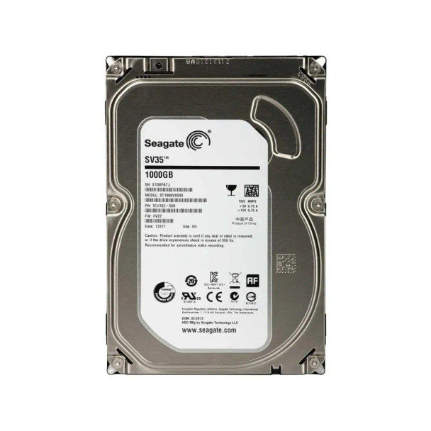 1CU162-500 - Seagate SV35 Series 1TB 7200RPM 64MB Cache SATA 6Gb/s 3.5-inch Hard Drive