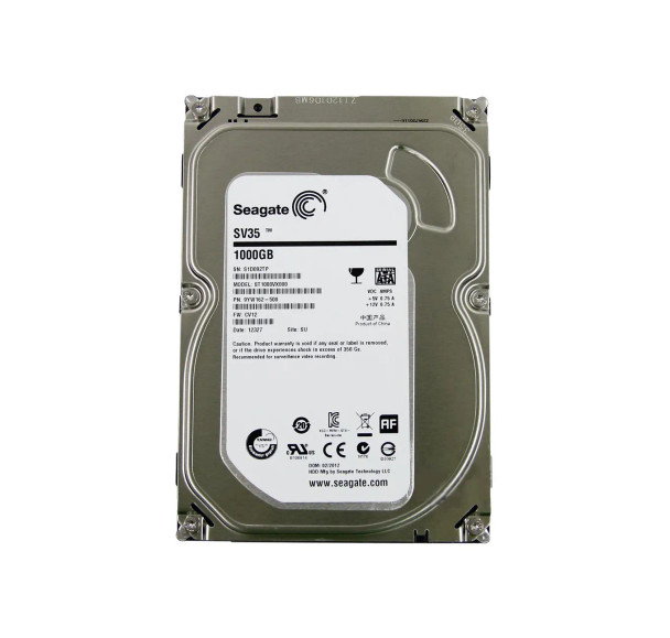 ST1000VX000 - Seagate SV35 Series 1TB 7200RPM SATA 6Gb/s 64MB Cache 3.5-inch Hard Drive