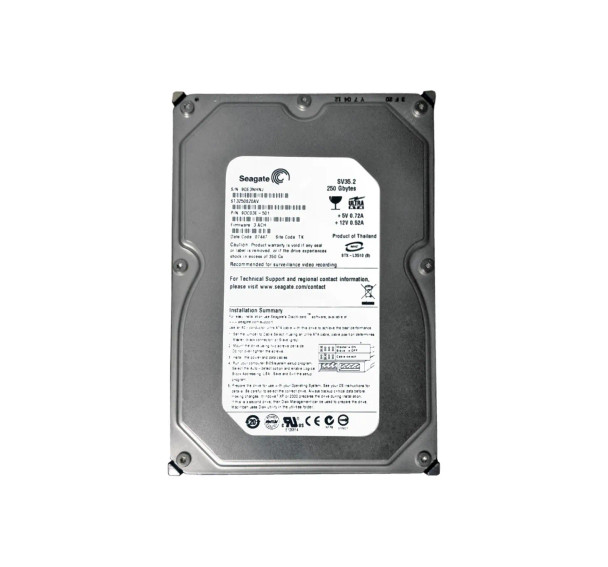 ST3250820AV - Seagate SV35.2 250GB 7200RPM 8MB Cache ATA/100 3.5-inch Hard Drive