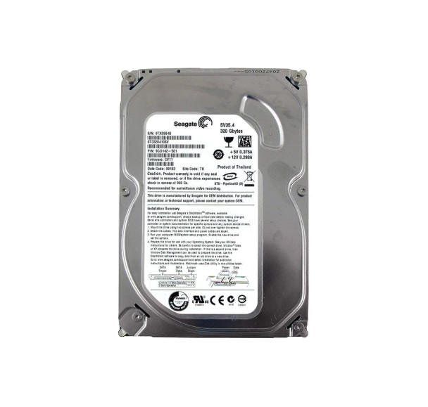 ST3320410SV - Seagate SV35.4 320GB 7200RPM SATA 3Gb/s 16MB Cache 3.5-inch Hard Drive