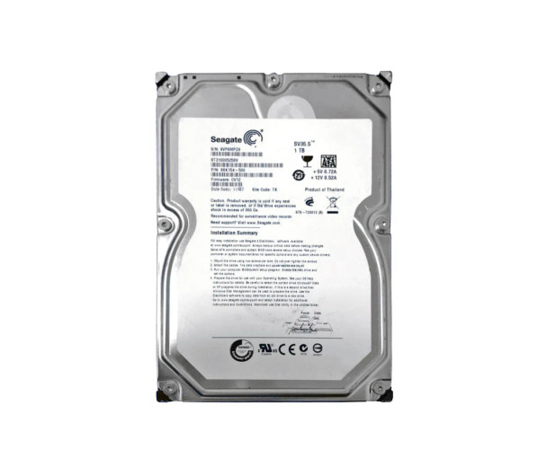 ST31000525SV - Seagate SV35.5 1TB 7200RPM 32MB Cache SATA 3Gb/s 3.5-inch Hard Drive