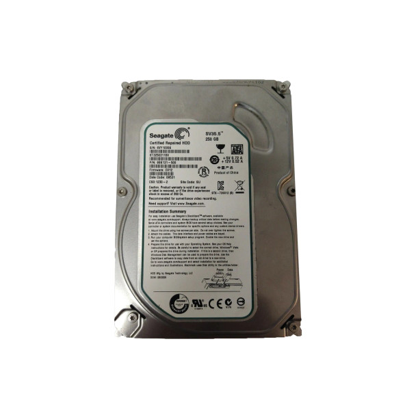 ST3250311SV - Seagate SV35.5 Series 250GB 7200RPM 8MB Cache SATA 3Gb/s 3.5-inch Hard Drive