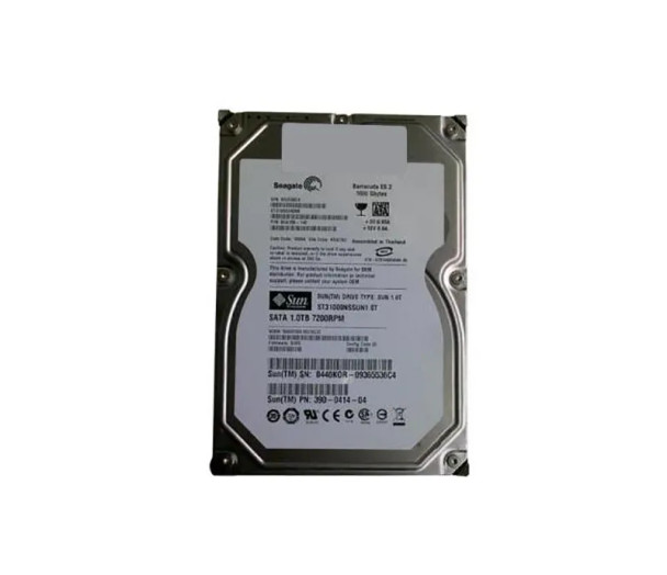 390-0414-04 - Sun 1TB 7200RPM SATA 3Gb/s 32MB Cache 3.5-inch Hard Drive