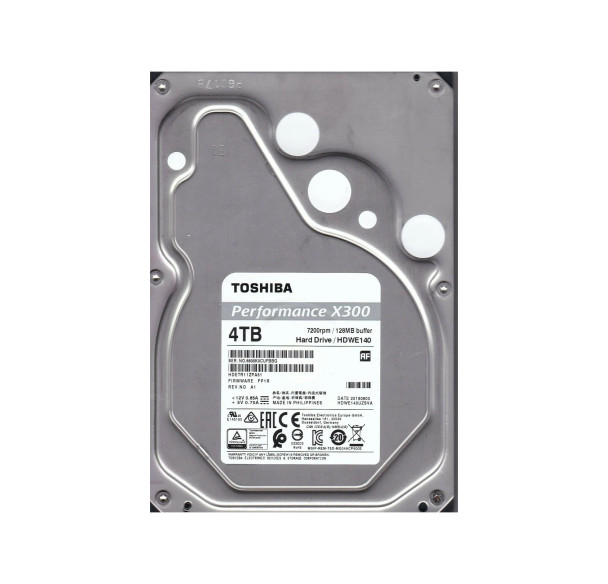 HDWE140UZSVA - Toshiba 4TB 7200RPM SATA 6Gb/s 3.5-inch Hard Drive