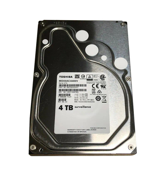 MD03ACA400V - Toshiba 4TB 7200RPM SATA 6Gb/s 64MB Cache 3.5-inch Hard Drive