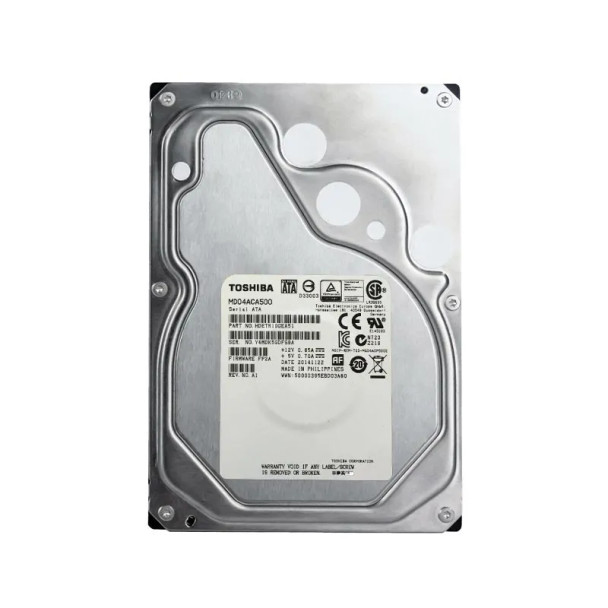 MD04ACA500 - Toshiba Capacity MD04 5TB 7200RPM SATA 6Gb/s 128MB Cache 3.5-inch Hard Drive