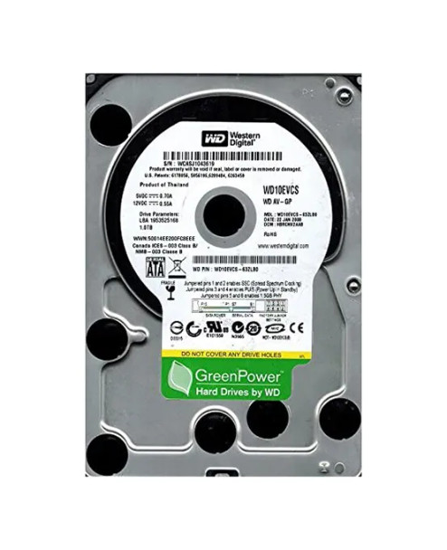 WD10EVCS - Western Digital AV-GP 1TB 5400RPM SATA 3Gb/s 16MB Cache 3.5-inch Hard Drive