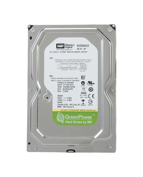 WD2500AVCS - Western Digital AV-GP 250GB 7200RPM SATA 3Gb/s 16MB Cache 3.5-inch Hard Drive