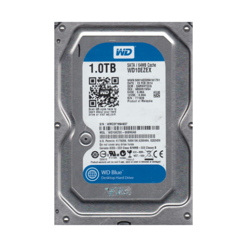 WD10EZEX-00BN5A0 - Western Digital Blue 1TB 7200RPM SATA 6Gb/s 64MB Cache 3.5-inch Hard Drive