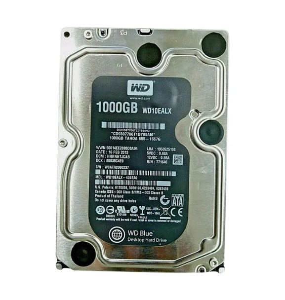 WD10EALX-408EA0 - Western Digital Caviar Blue 1TB 7200RPM SATA 6Gb/s 32MB Cache 3.5-inch Hard Drive