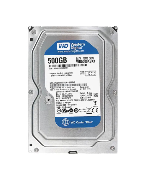 WD5000AVKX - Western Digital Caviar Blue 500GB 7200RPM SATA 6Gb/s 16MB Cache 3.5-inch Hard Drive