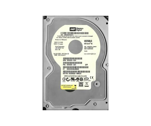 WD2500JS-60NCB1 - Western Digital Caviar SE 250GB 7200RPM SATA 3Gb/s 8MB Cache 3.5-inch Hard Drive
