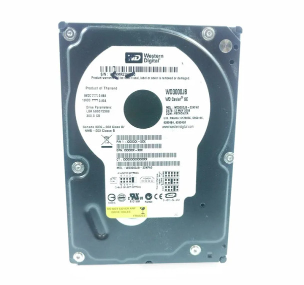 WD3000JB-22KFA0 - Western Digital Caviar SE 300GB EIDE 7200RPM 8MB Cache 3.5-inch Hard Drive