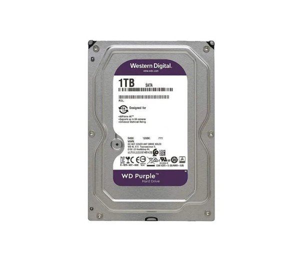 WDBGKN0010HNC - Western Digital Purple 1TB 5400RPM SATA 6Gb/s 64MB Cache 3.5-inch Surveillance Hard Drive