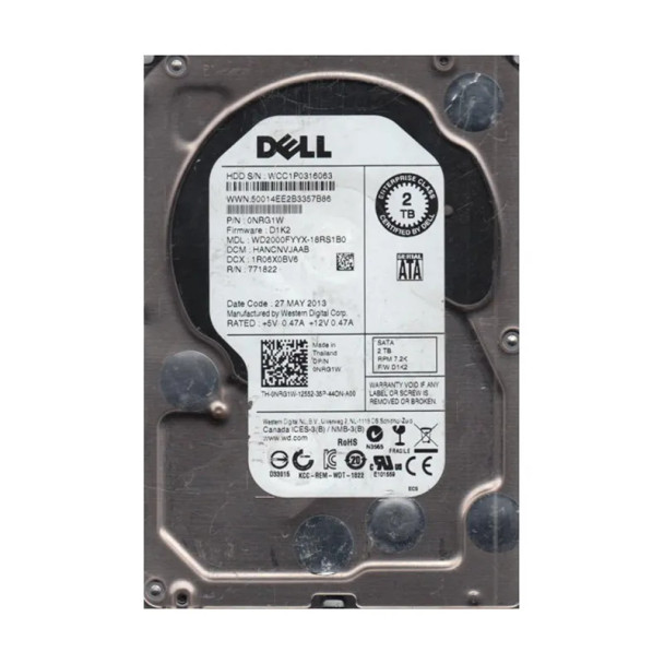 WD2000FYYX-18RS1B0 - Western Digital Re 2TB 7200RPM SATA 6Gb/s 64MB Cache 3.5-inch Hard Drive