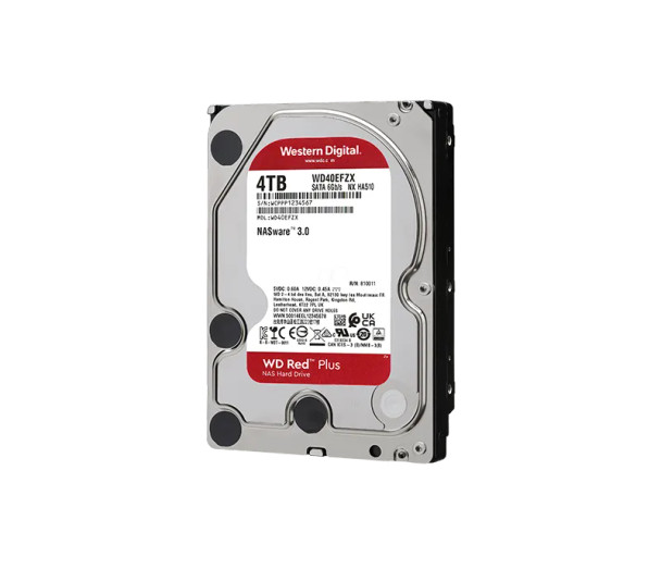 WD40EFZX - Western Digital Red Plus 4TB 5400RPM SATA 6Gb/s 128MB Cache 3.5-inch Hard Drive